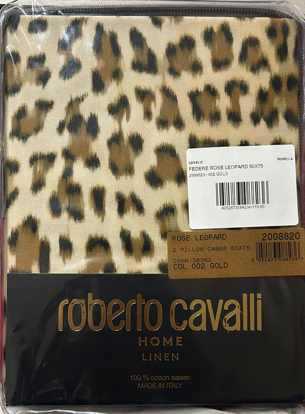 Pár povlaků na polštáře ROSE LEOPARD <tc>Roberto Cavalli</tc>