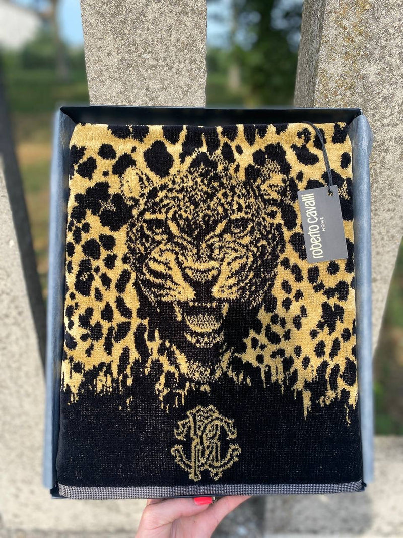Toalla de invitados Wild Jaguar Roberto Cavalli