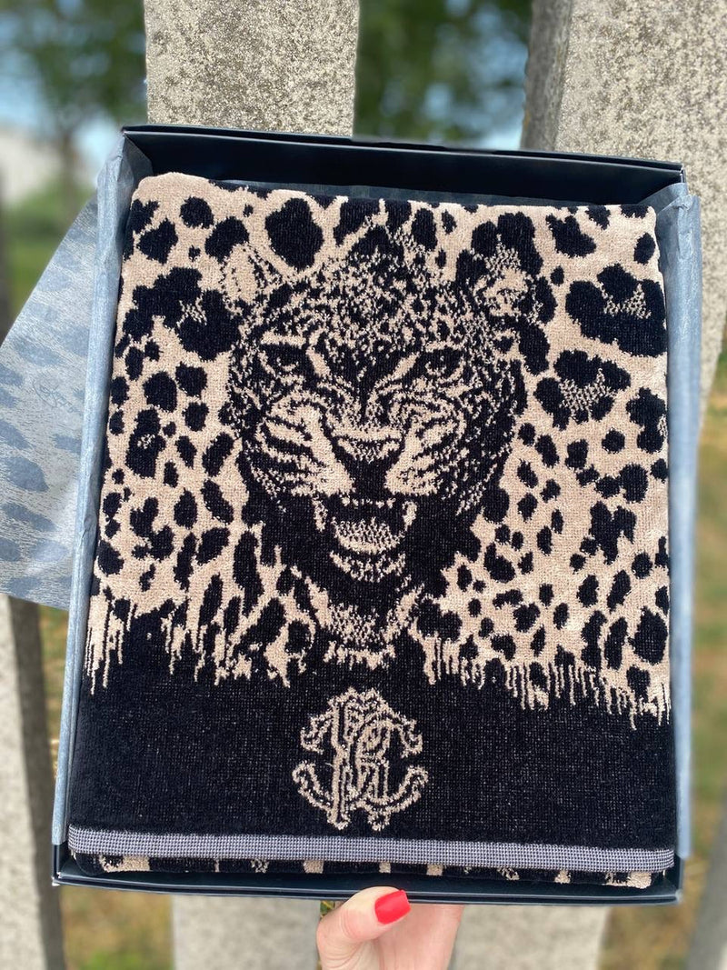 Toalla de invitados Wild Jaguar Roberto Cavalli