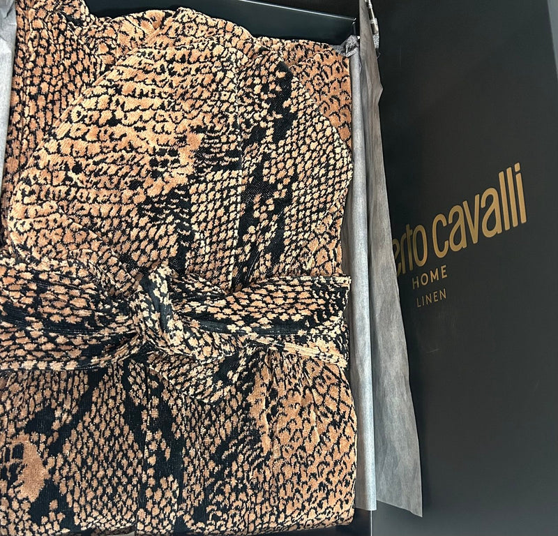 Pitone Accappatoio Cappuccio Roberto Cavalli