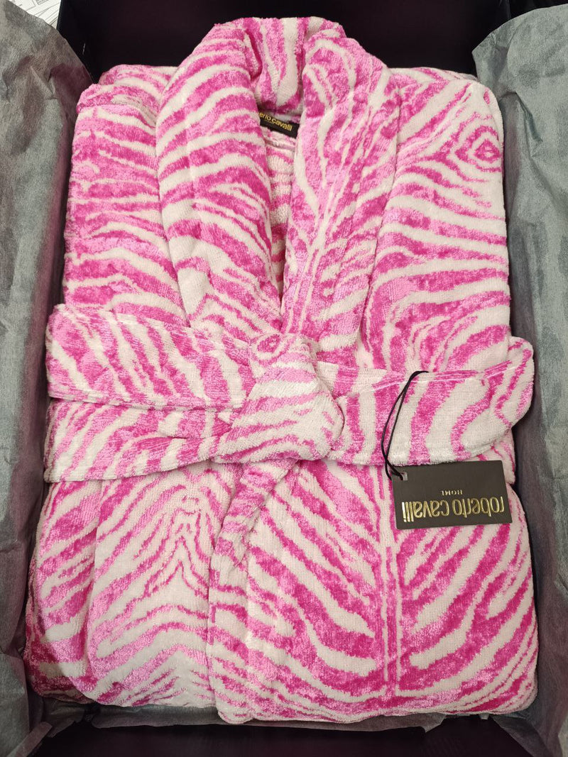 Accappatoio con collo scialle ZEBREE Roberto Cavalli