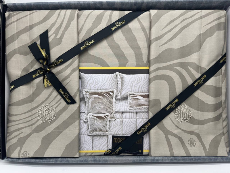 Completo copripiumino MACRO ZEBRAGE DCSET Roberto Cavalli 89851
