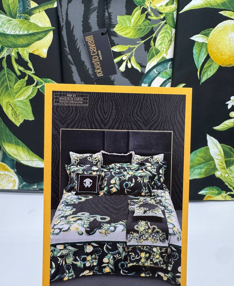 Koyu Limonlar Nevresim Takımı Roberto Cavalli