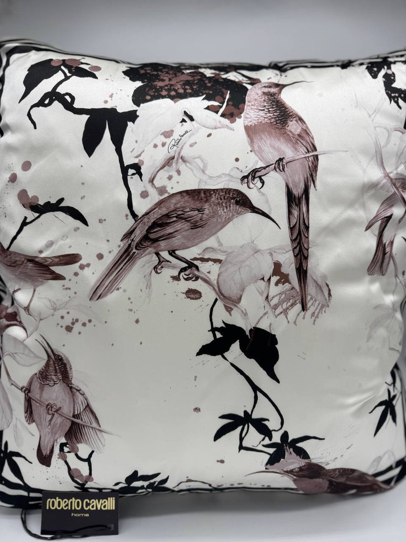 Cuscino  Bird Ramage Silk Roberto Cavalli