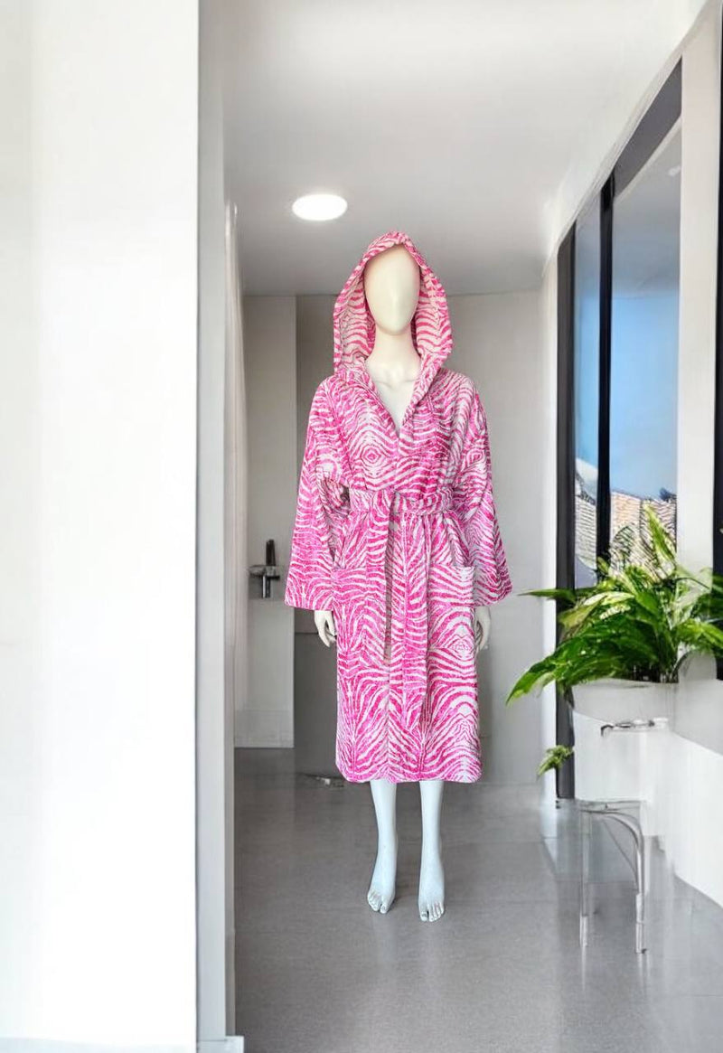 Accappatoio Con Cappuccio ZEBREE ROBERTO CAVALLI